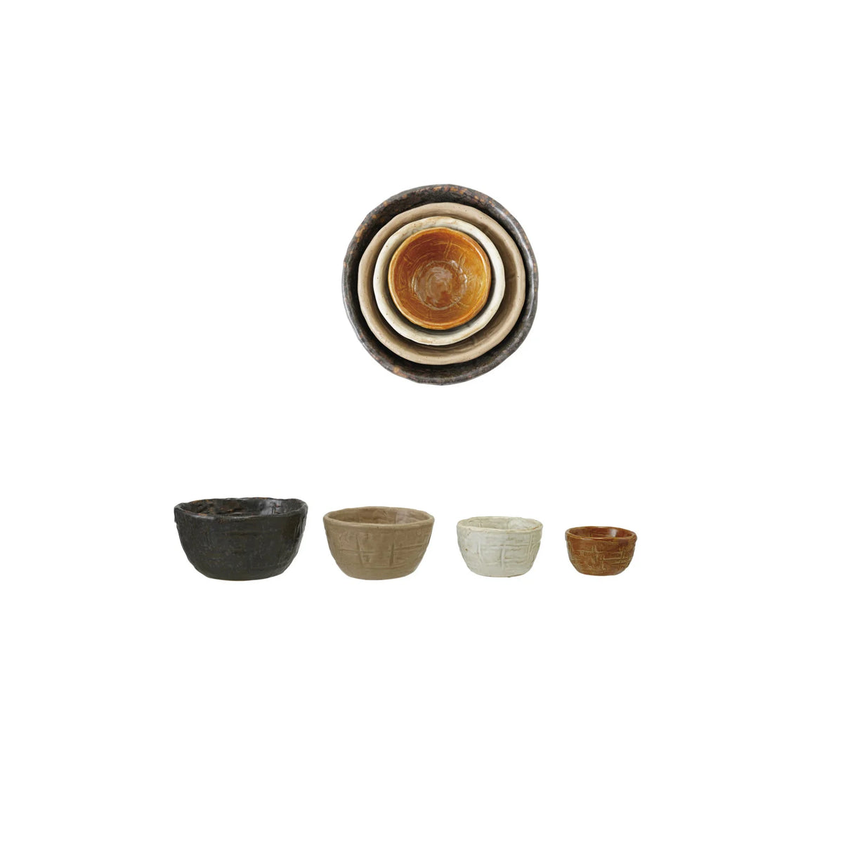 Stoneware Nesting Bowls
