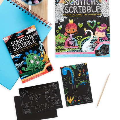 Dinosaur Days Scratch and Scribble Pad
