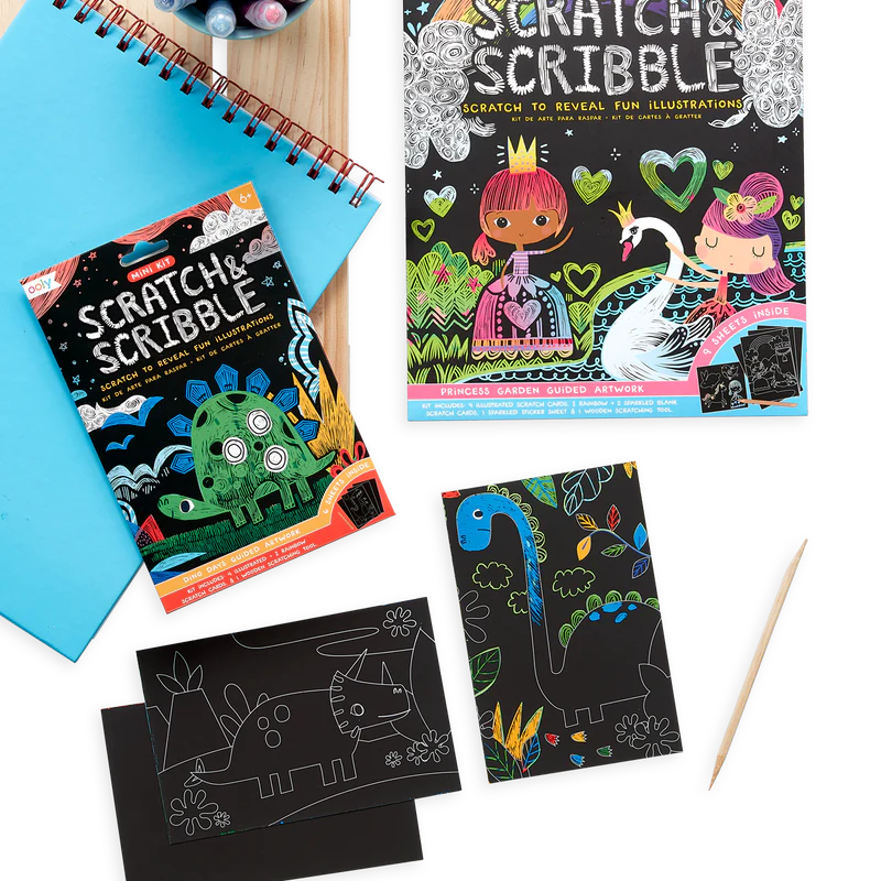 Dinosaur Days Scratch and Scribble Pad