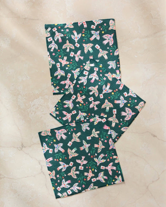 Birdsong Post Dishcloth Set