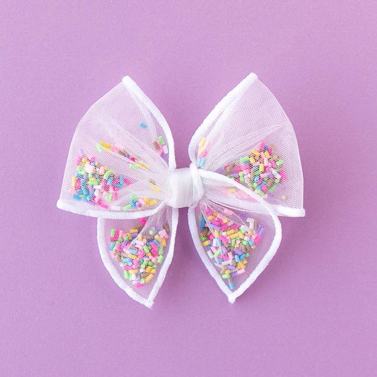 Sprinkles | Alligator Clip Petite Party Bow