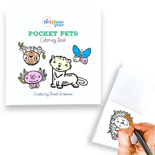 Pocket Pets Animal Mini Coloring Book