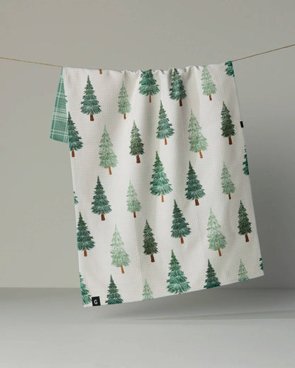 Pine Grove Luxe Kitchen Tea Towel
