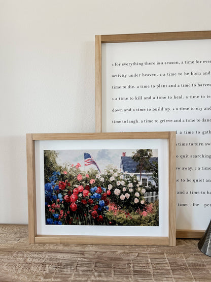 Floral 4th Summer Print