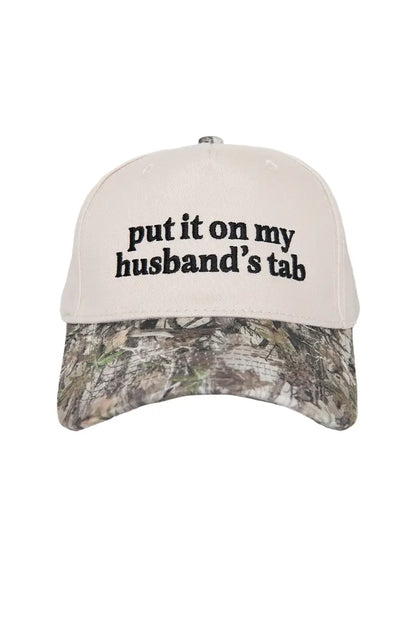 Put It On My Husband's Tab Hat