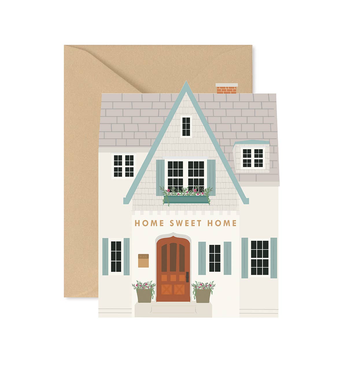 Home Sweet Home Shutters Greeting Card