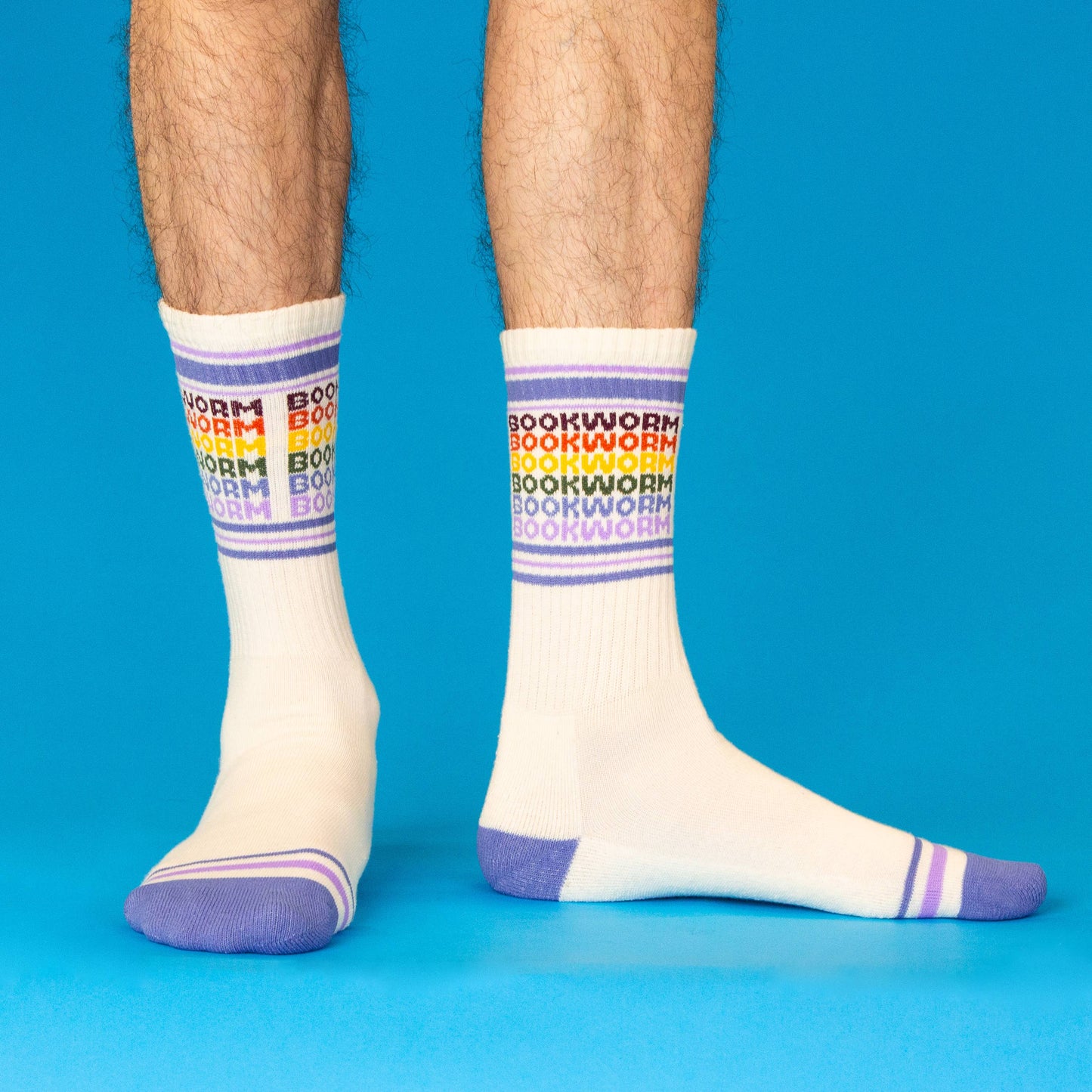 Bookworm Rainbow Crew Socks