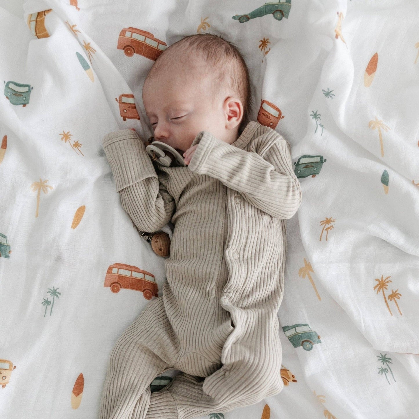 Wild Wood Bamboo Rayon Muslin Swaddle