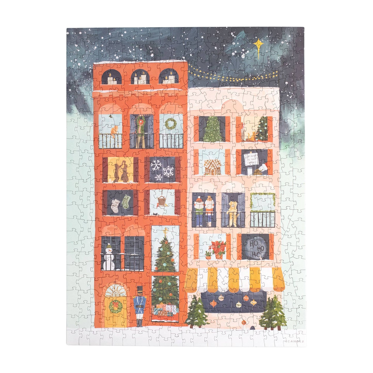 Christmas in the City - 500 Piece Jigsaw Puzzle