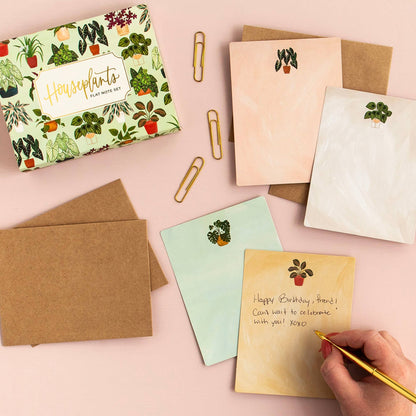 Houseplants Flat Note Set