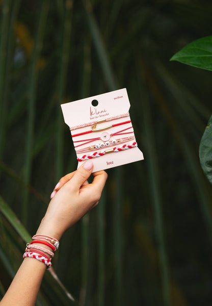 Love Hair Tie Bracelets