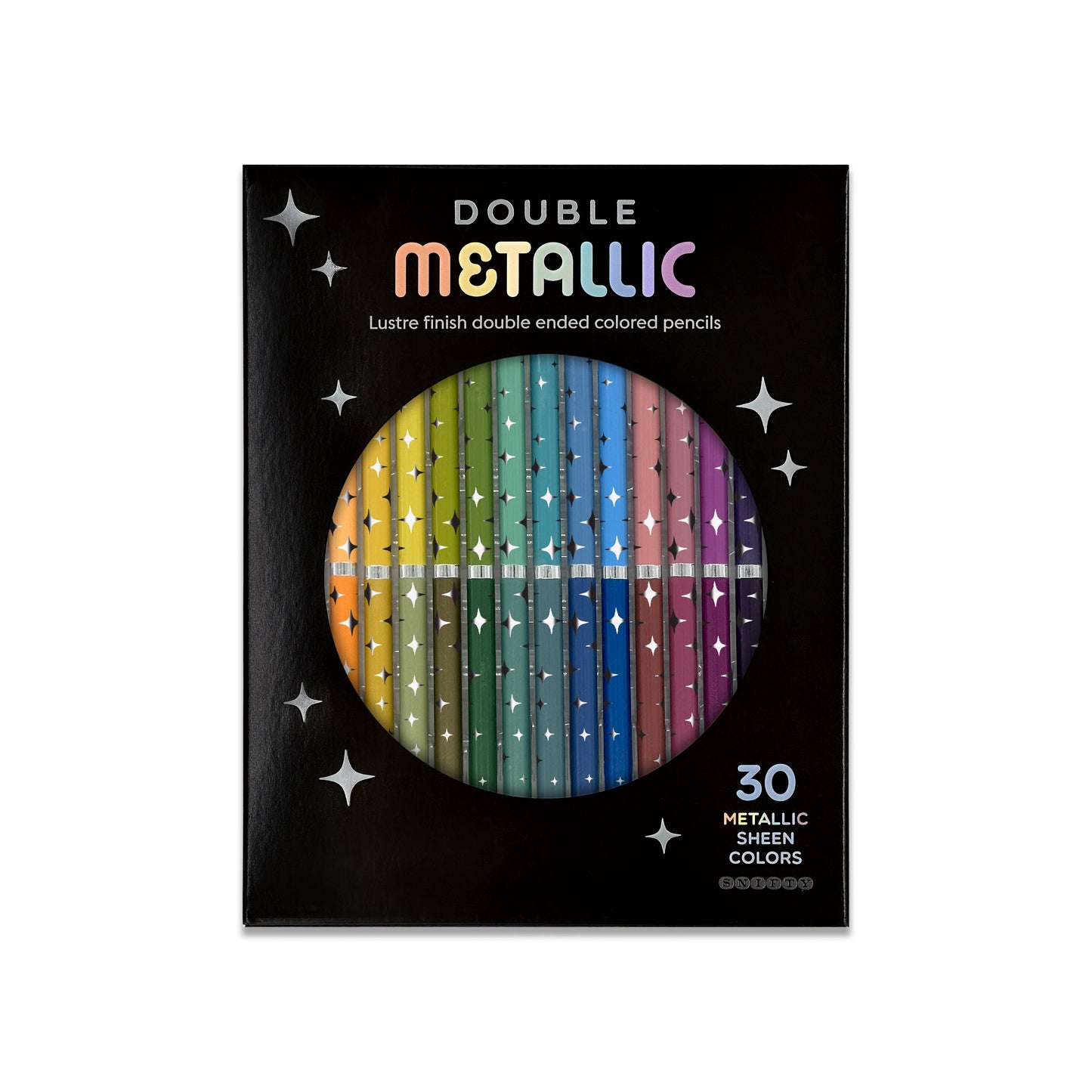 Metallic Double Ended Colored Pencils