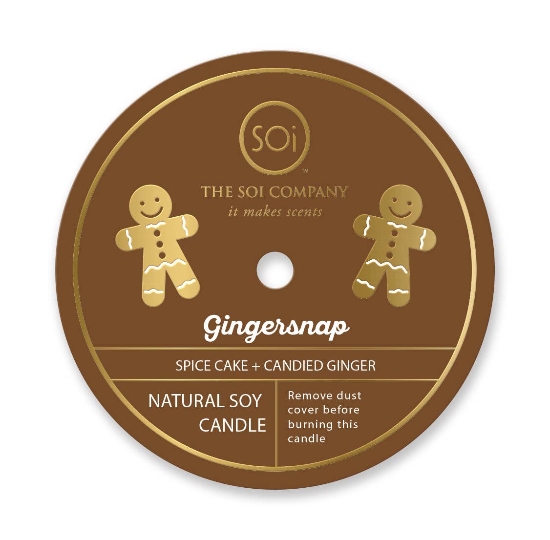 Gingersnap Icon Candle