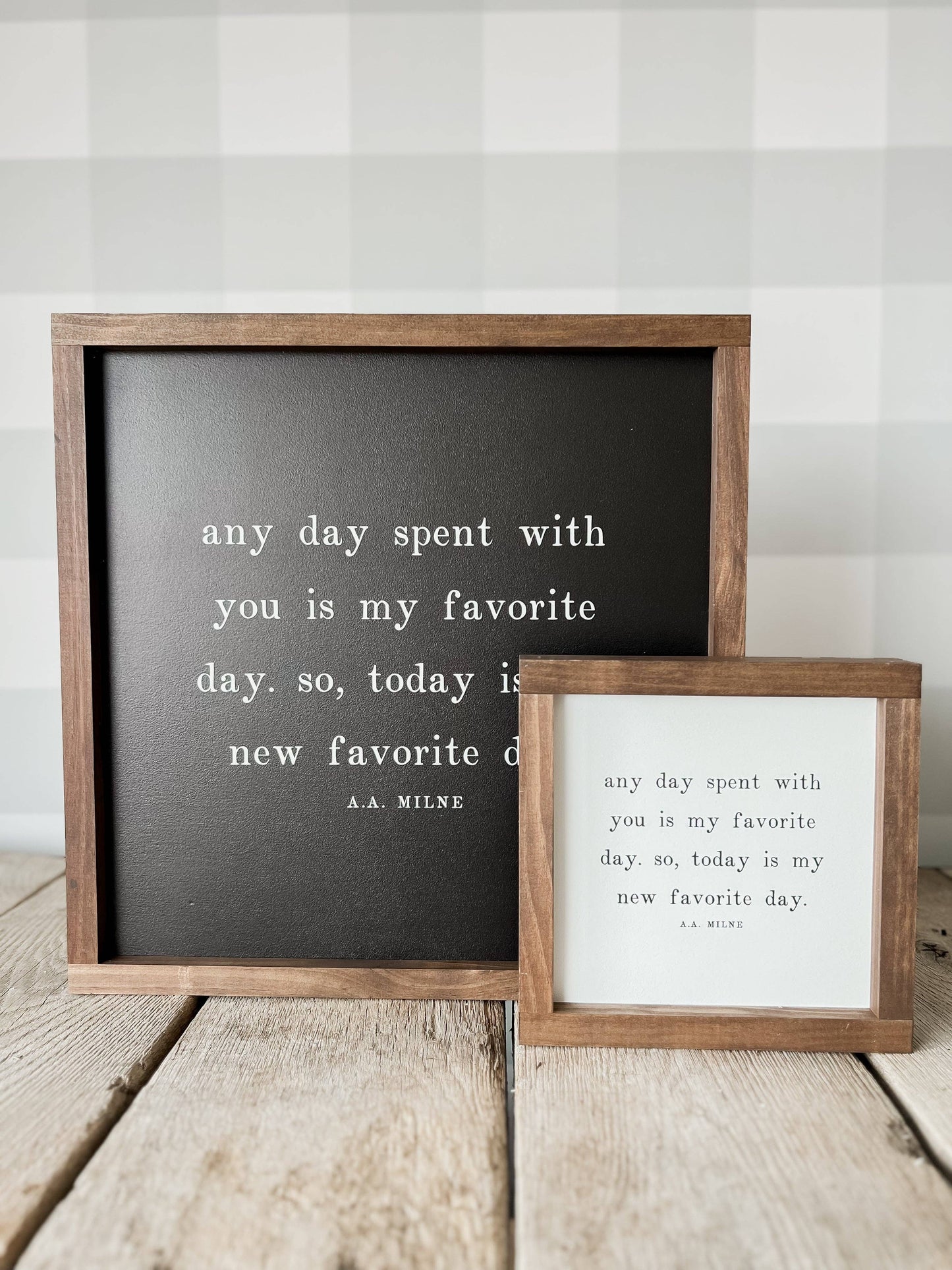 Any Day Spent With You Wall Sign