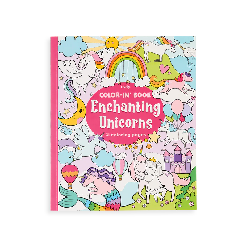 Enchanting Unicorns Coloring Book