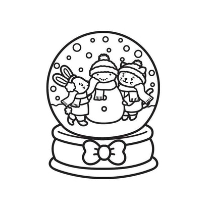 Winter Wonder Mini Coloring Book