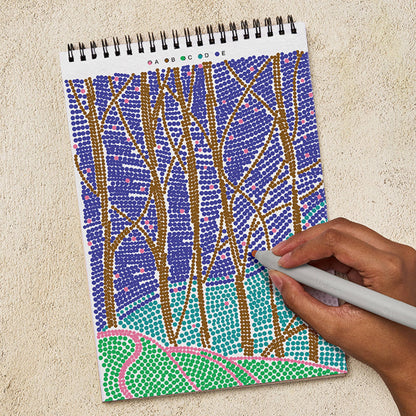 Landscapes FlowArt - Dot By Letter