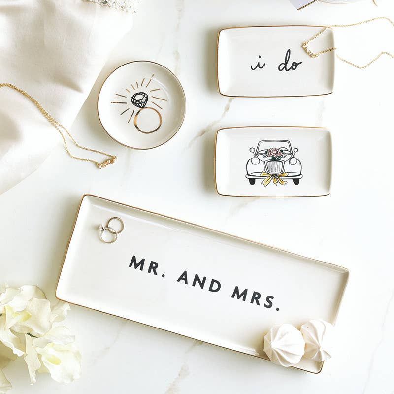 I Do Ceramic Trinket Tray