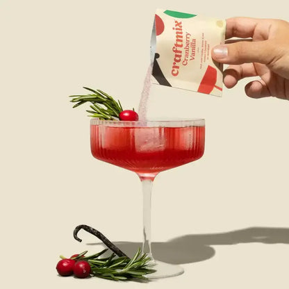 Cranberry Vanilla Cocktail | Mocktail Mixer