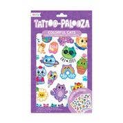 Tattoo-Palooza Temporary Tattoos: Colorful Cats