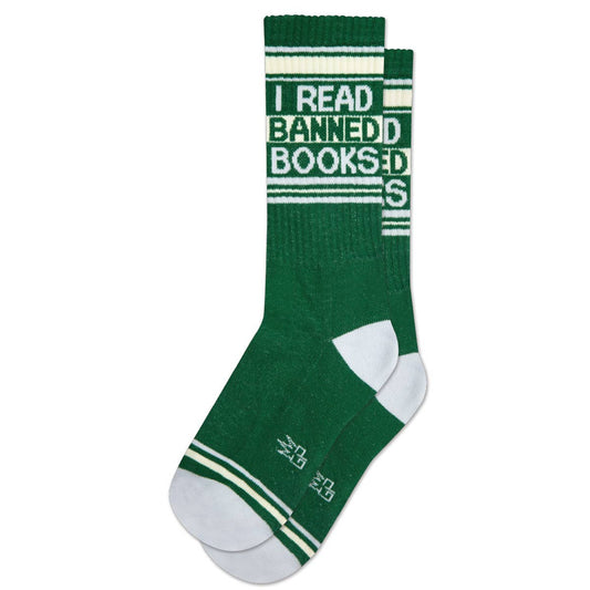 I Read Banned Books Crew Socks