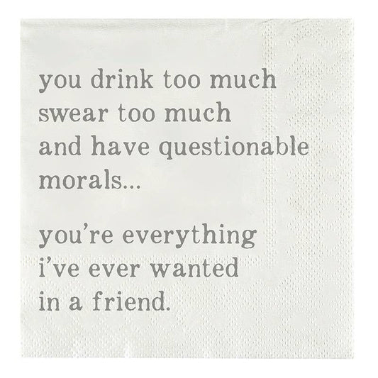 Questionable Cocktail Napkins