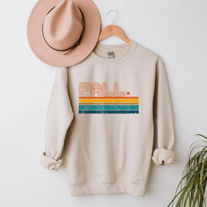 Dust Retro Fall Stripes Sweatshirt