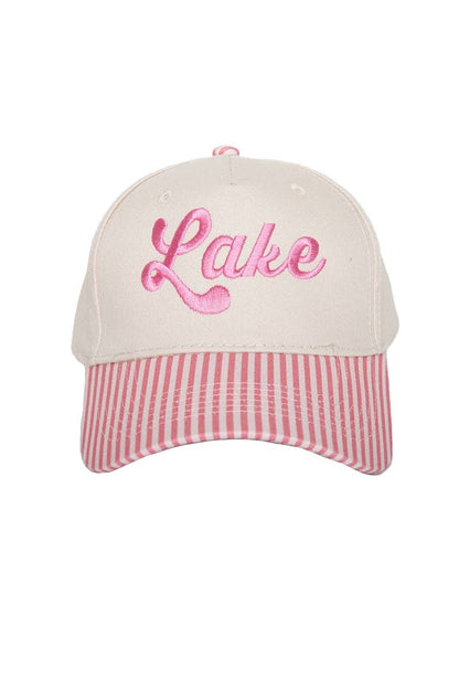 Blue Stripe Lake Hat