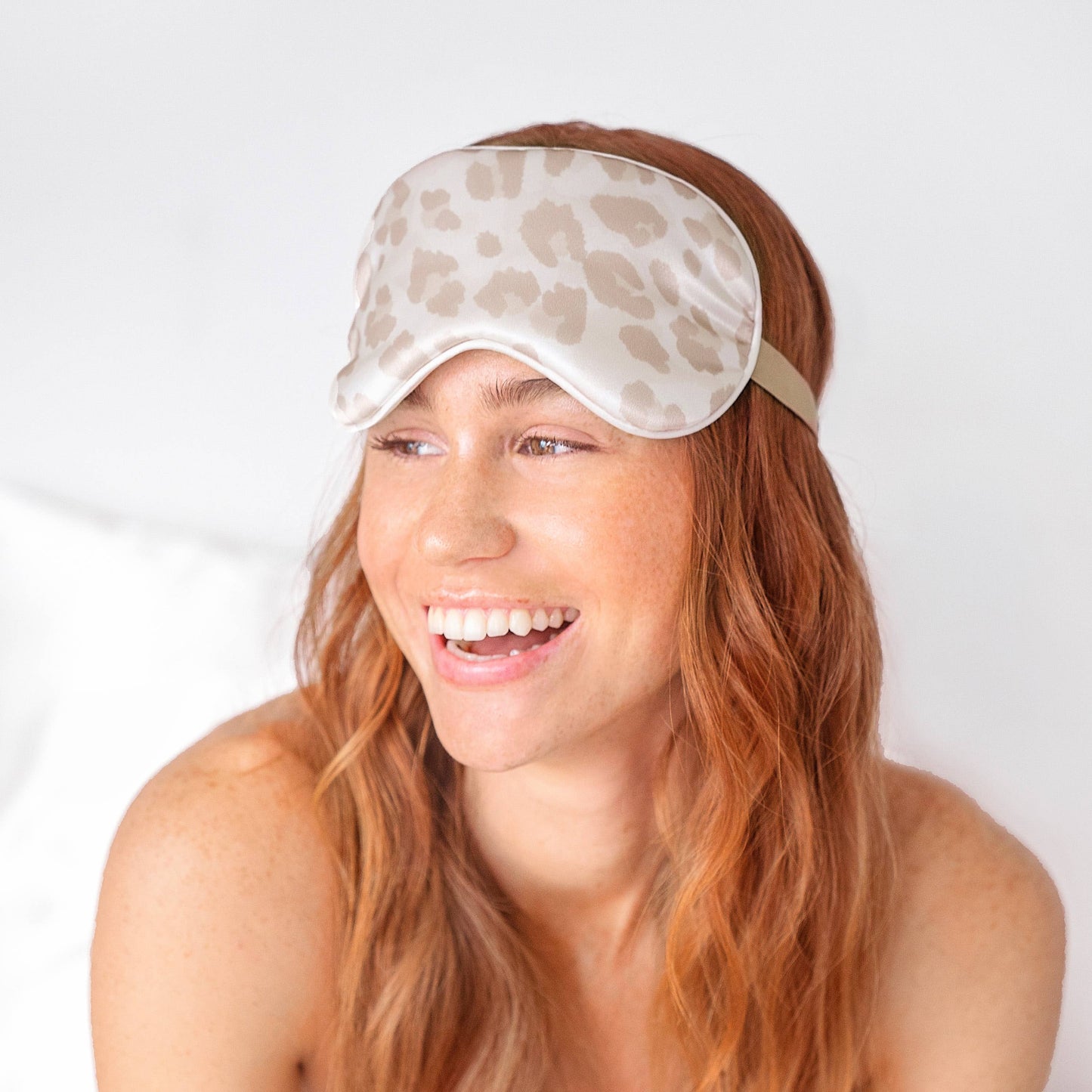 Leopard Satin Sleep Eye Mask