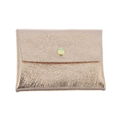 Iridescent Leather Wallet/Card Holder