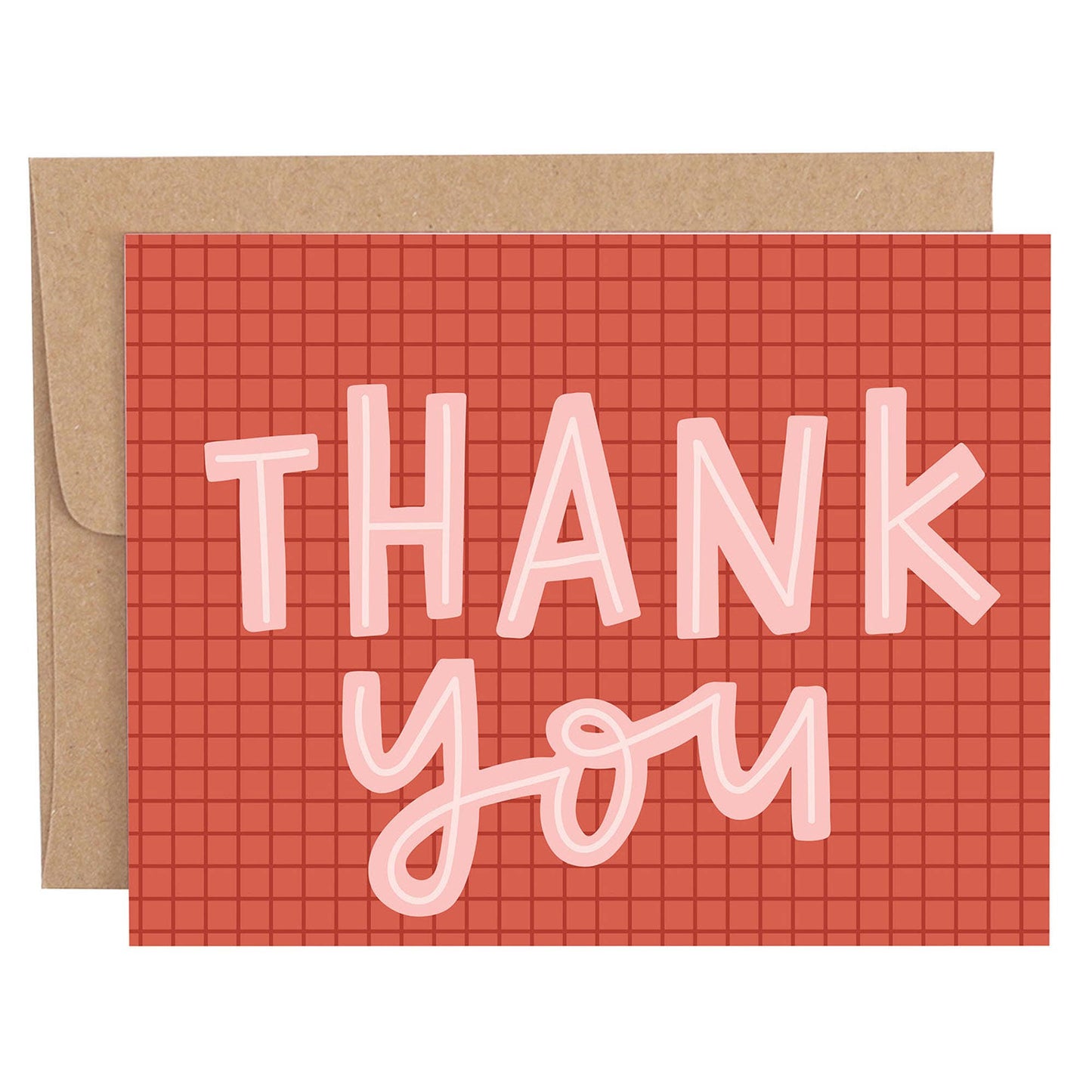 Thank You Grid Greeting Card