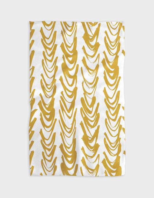 Gold Curtains Kitchen Tea Towel