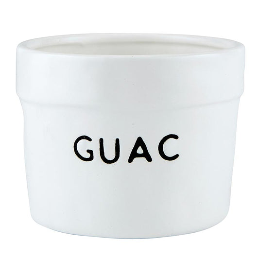White Ceramic Guacamole Bag