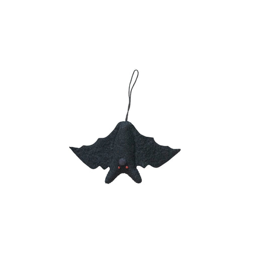 Handmade Wool Felt Bat Ornament