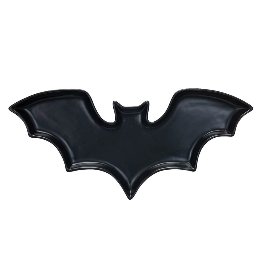 Stoneware Bat Dish