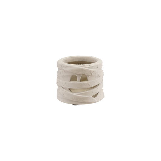 Terra-cotta Mummy Lantern with Cut-Outs