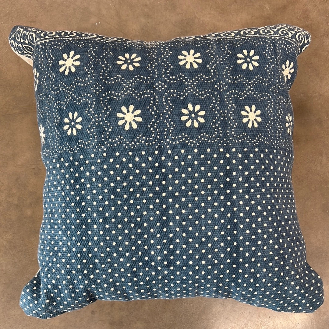 Cotton print pillow
