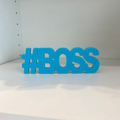 Silicone Blue Boss Teether