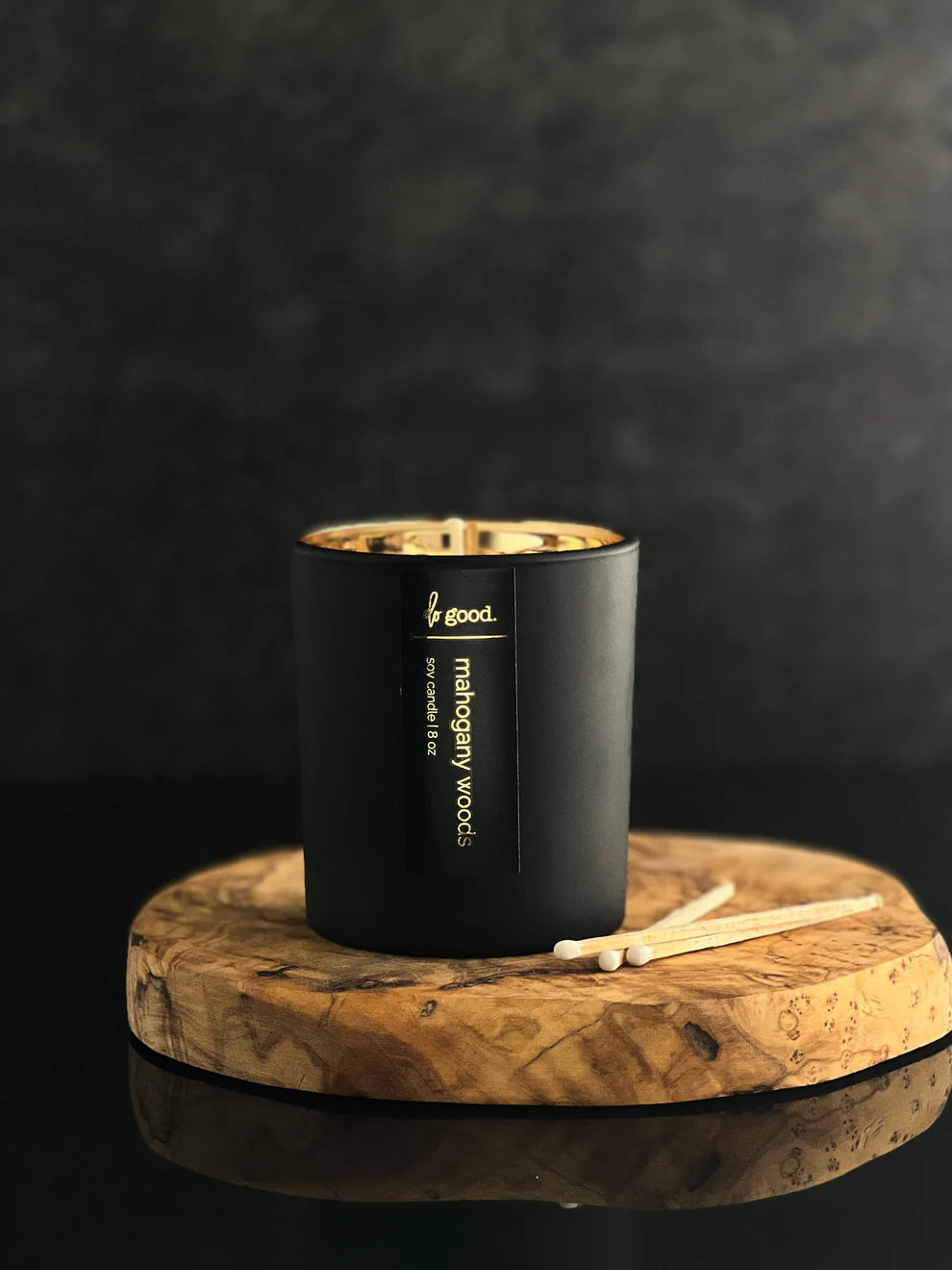 Mahogany Woods Luxe Soy Candle