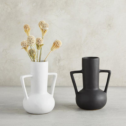 Matte Black Long Vase