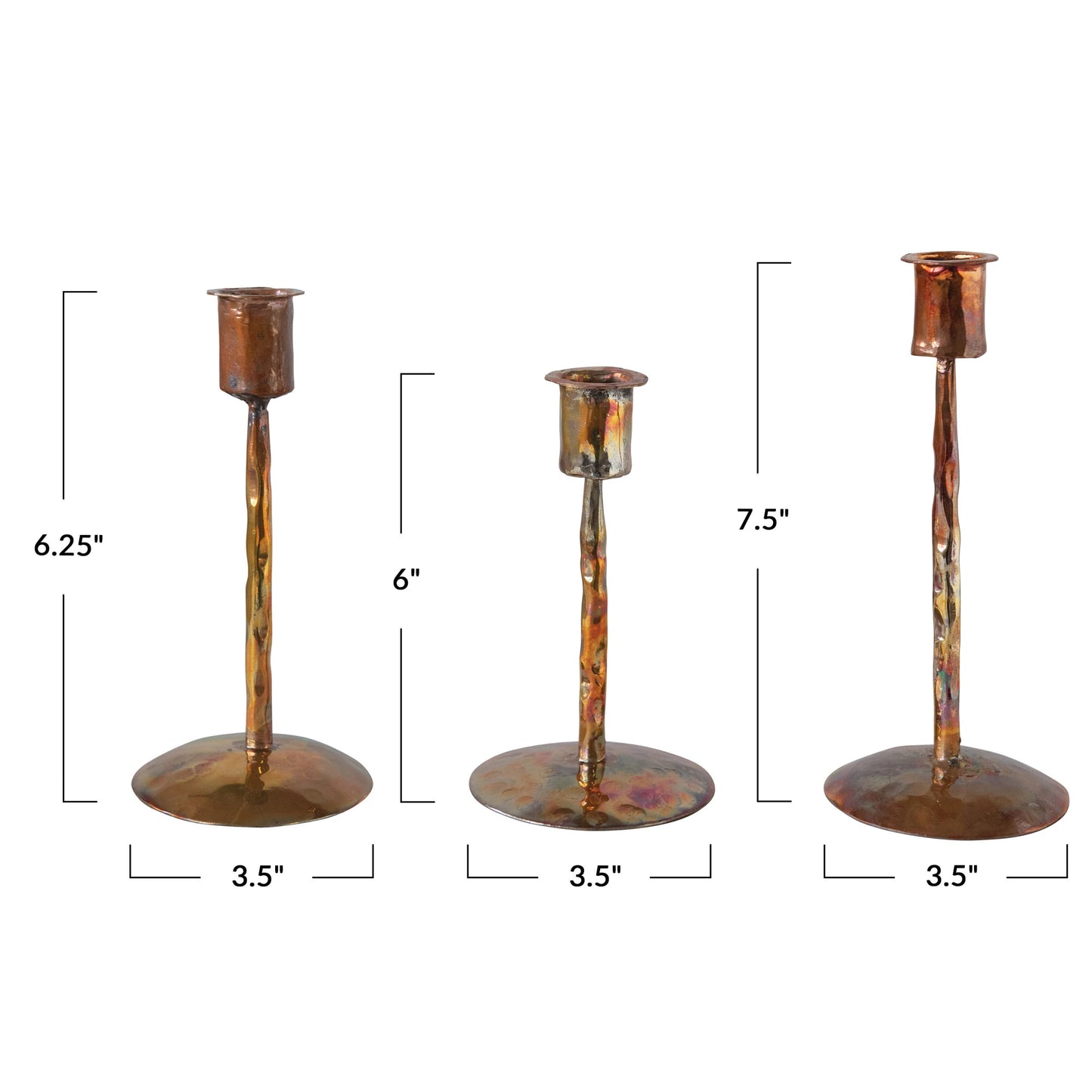 Metal Taper Candle Holders