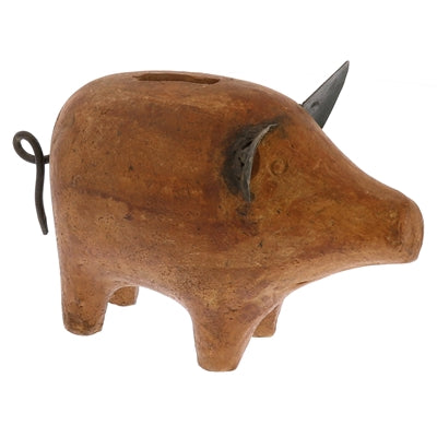 Terra Cotta Pig Bank