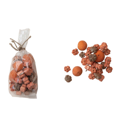 Dried Natural Organic Pumpkin Shaped Mix in Bag