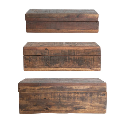 Reclaimed Wood Boxes