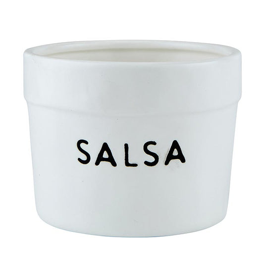 White Ceramic Salsa Bag