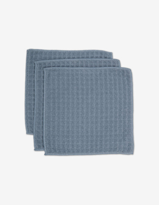 Sky Waffle Washcloths