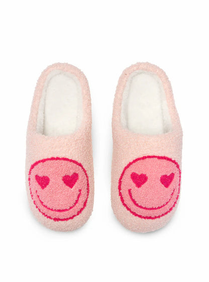 Pink Happy Slippers