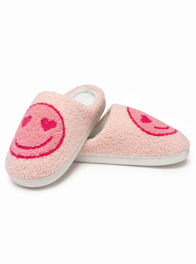 Pink Happy Slippers