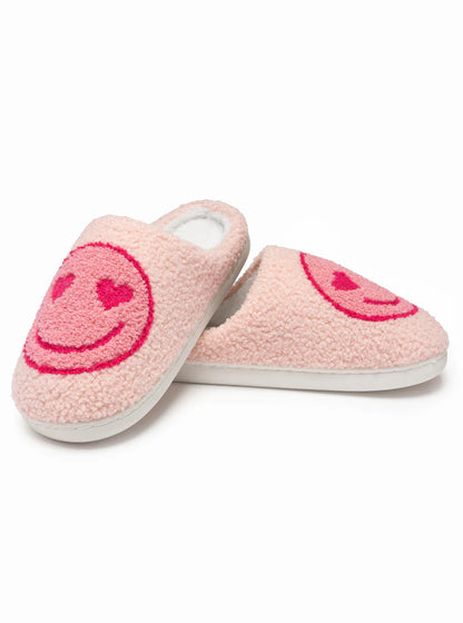 Pink Happy Slippers