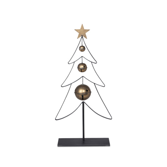 Small Iron Christmas Tree with Bells